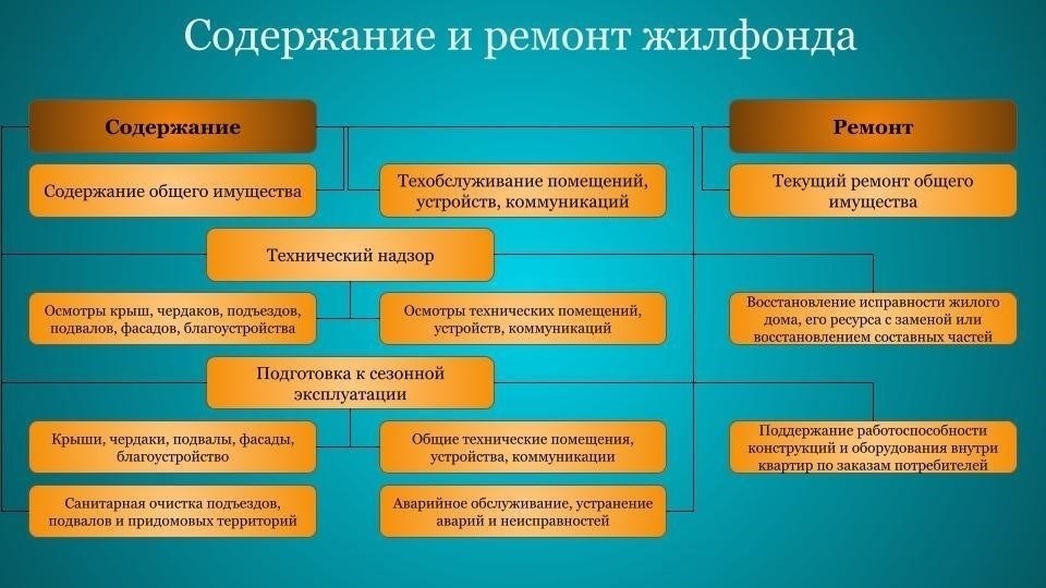 Обязанности по содержанию и ремонту недвижимости