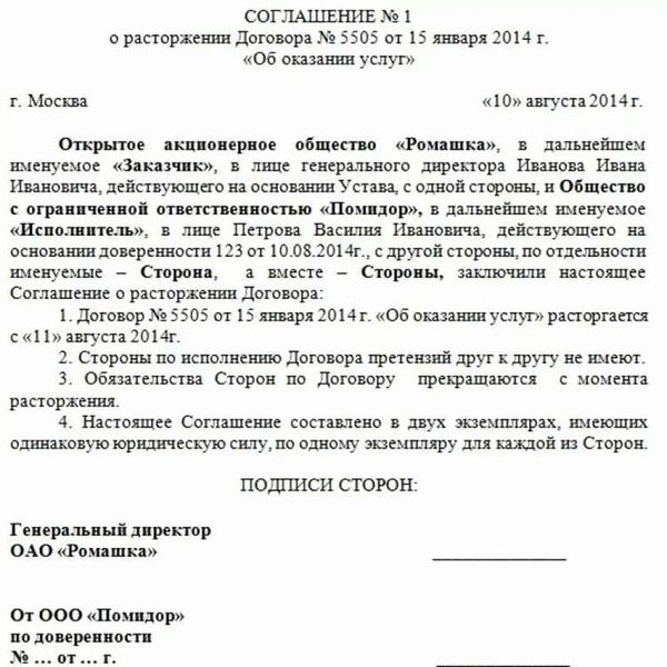 Варианты применения новации