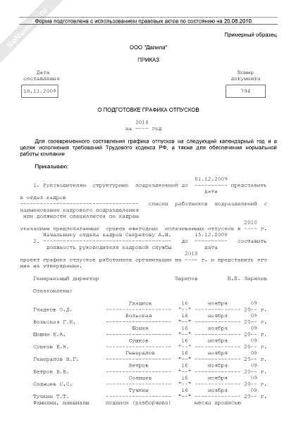 5. Контакты