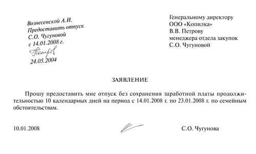 Условия получения дополнительного отпуска