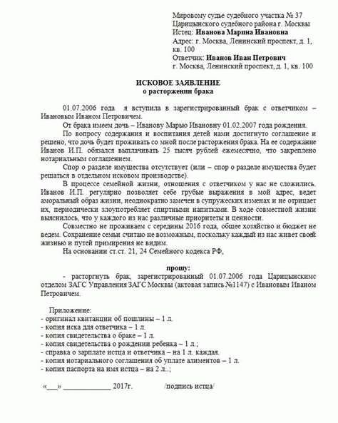Как правильно составить иск