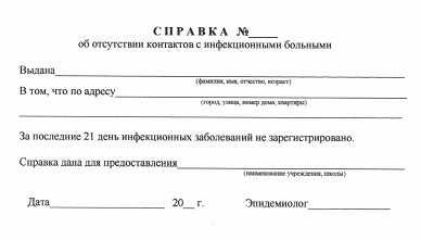 Государственные органы, выдающие образцы справки об отсутствии прописанных лиц