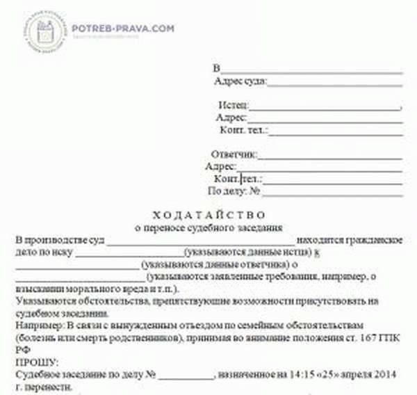 Отложение судебного заседания: важные нюансы