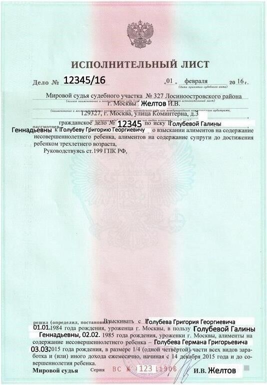 Понимание сути исполнительного листа по кредитным долгам
