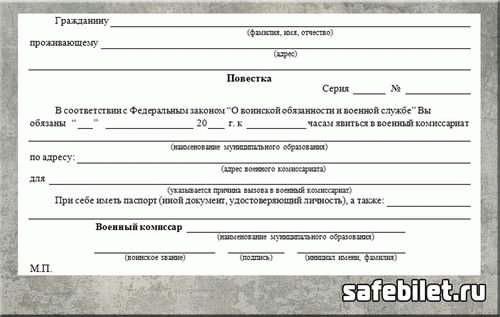 Зачем нужна повестка?