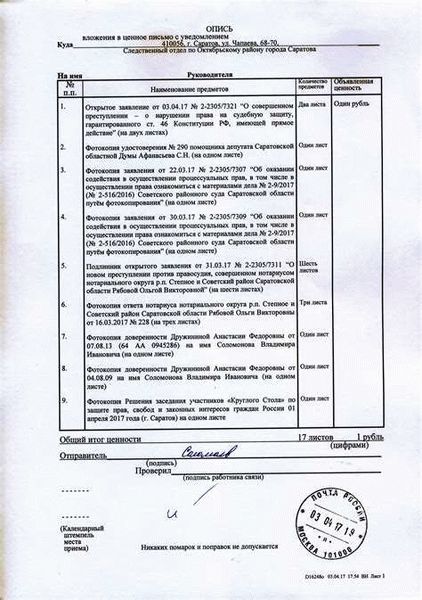Процедура и особенности протоколирования устного заявления о преступлении