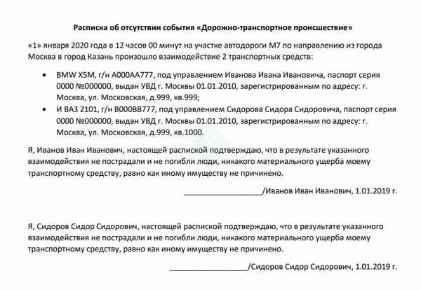 4. Как обойтись без расписки при ДТП с пострадавшими пешеходом?