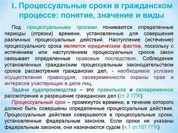 Влияние пересмотра сроков на судопроизводство в России