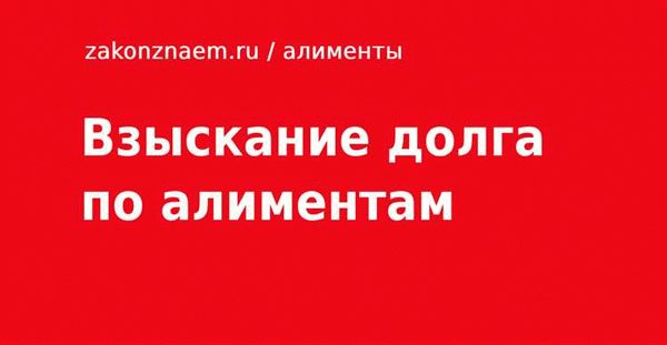 Задолженность по алиментам: как составить заявление о взыскании